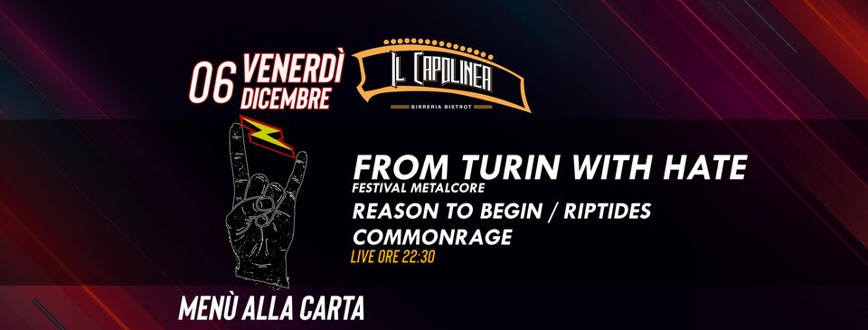 FROM TURIN WITH HATE | Metalcore Festival