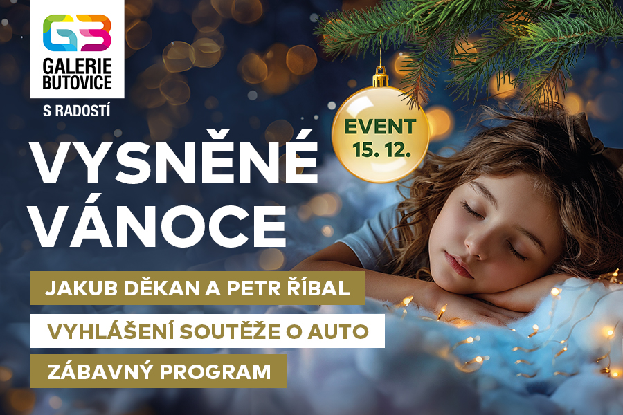Vysněné Vánoce v Galerii Butovice 🎄