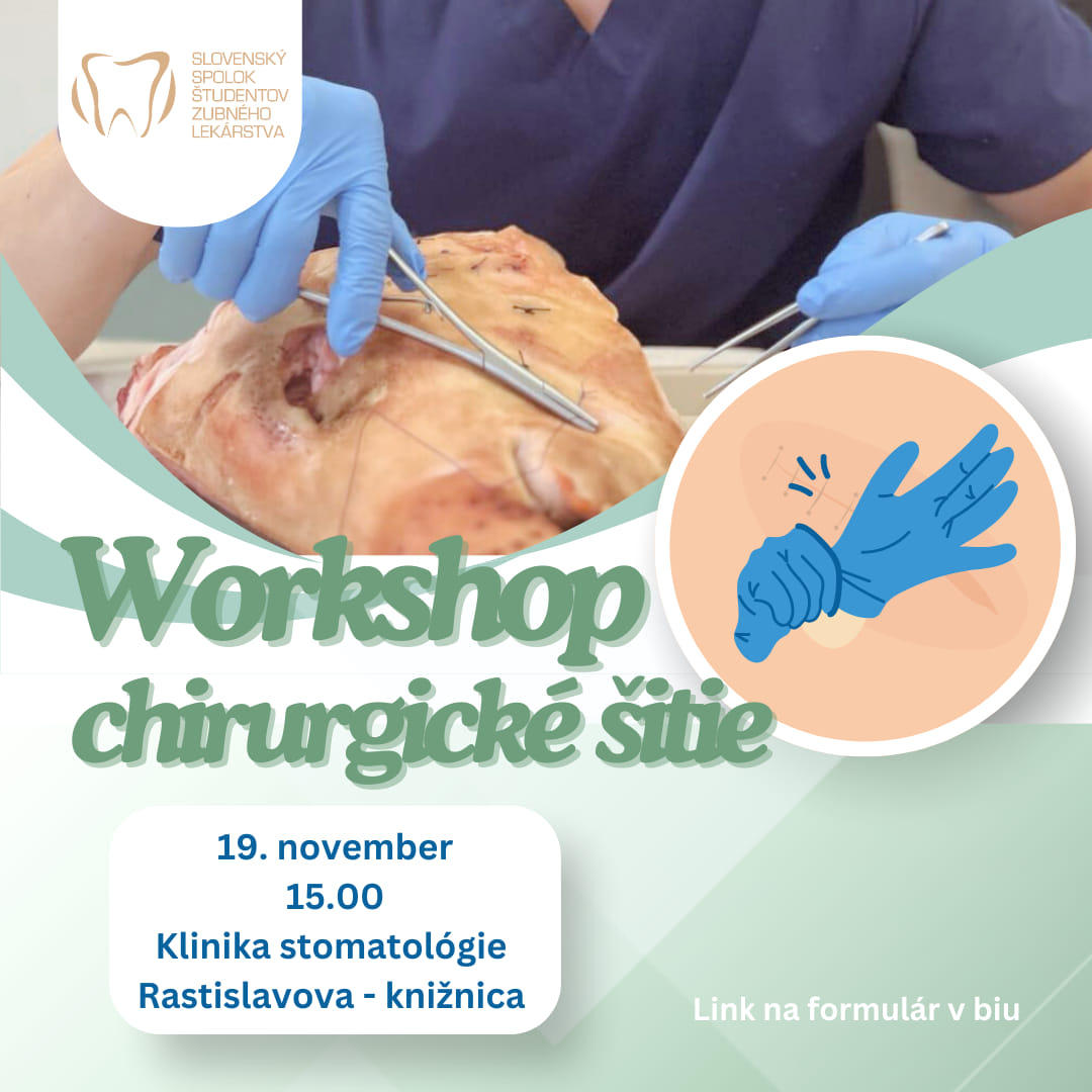 Workshop - chirurgické šitie