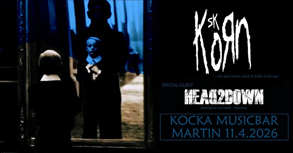 KoRn SK & Head2Down/Martin - Kocka musicbar 11.4.2026