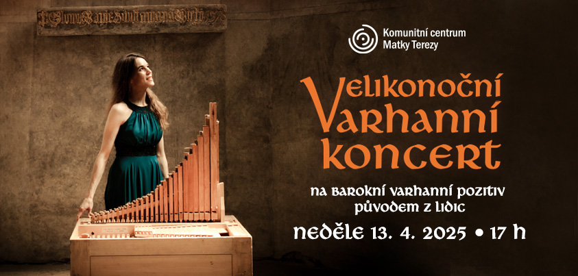 Velikonoční varhanní koncert na barokní varhanní pozitiv původem z Lidic