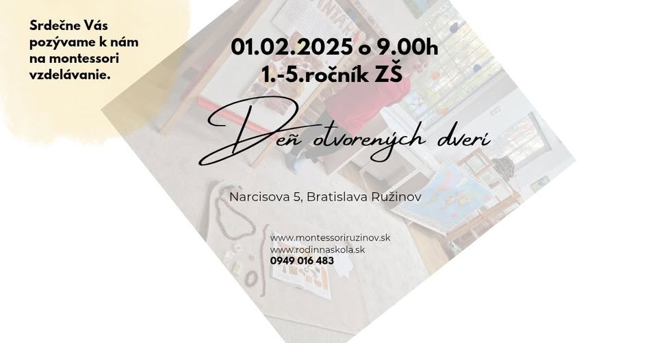 DEŇ OTVORENÝCH DVERÍ - STRETNUTIE S RODIČMI