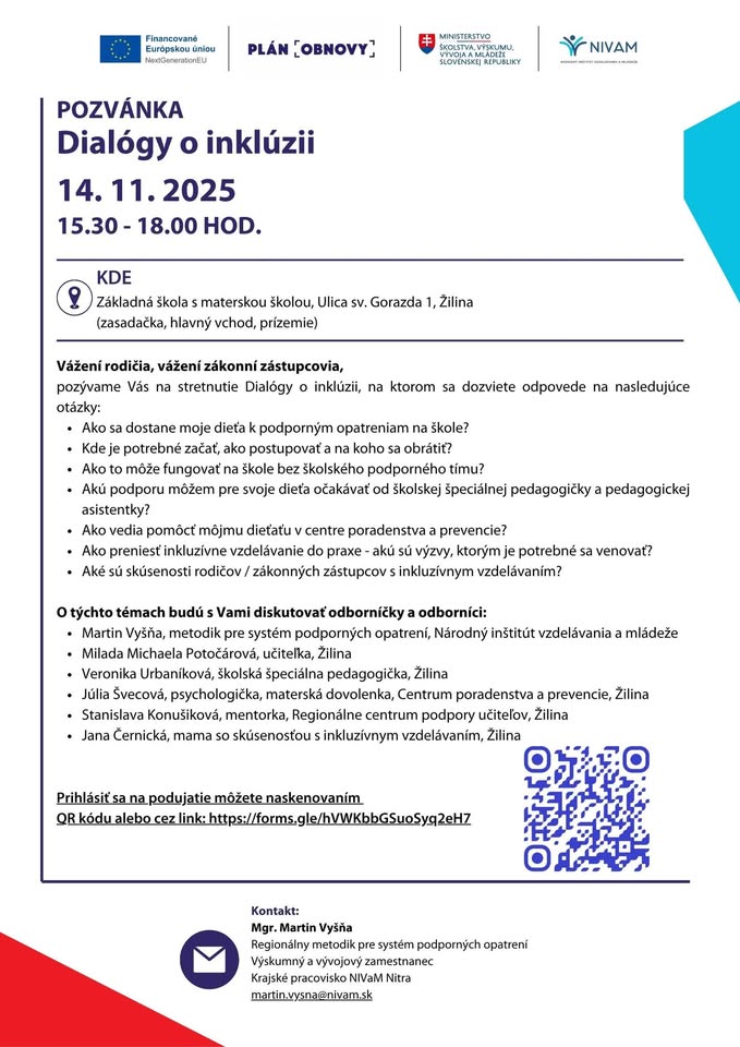 Dialógy o inklúzii v Žiline