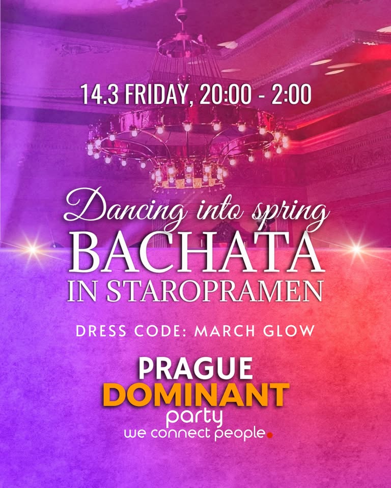 Dominant party: Bachata in Staropramen - dancing into spring 🌸