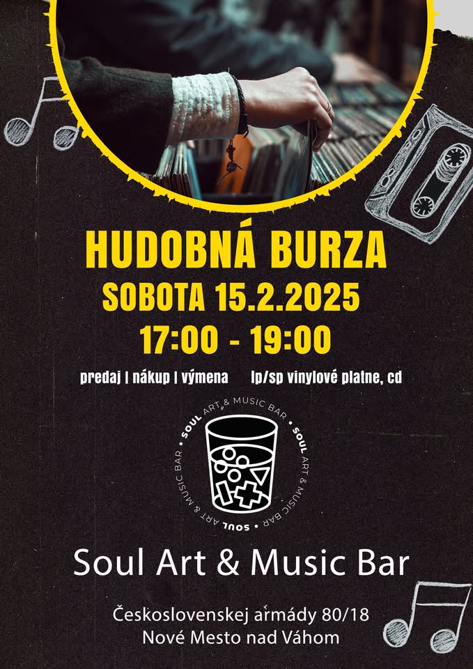 Vinylová burza Soul Art & Music Bar NMnV