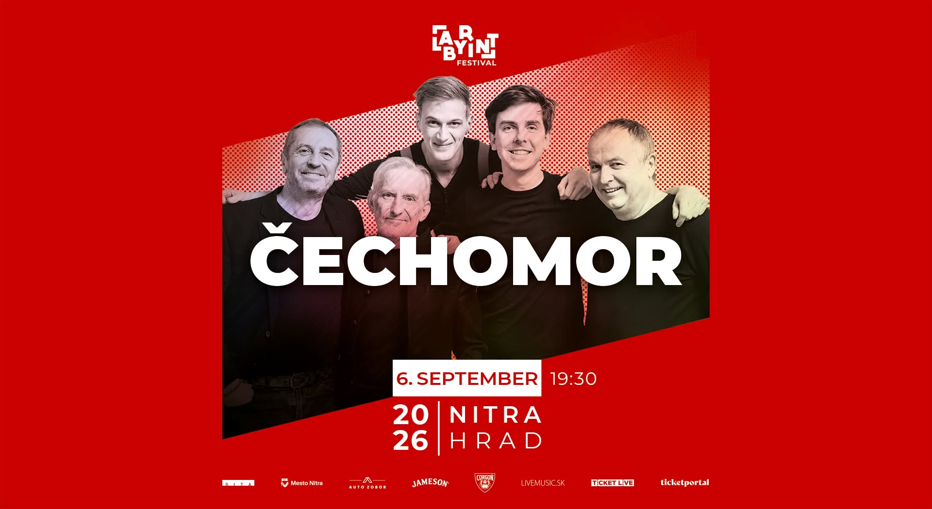 Čechomor - Nitra - Labyrint Fest 2026