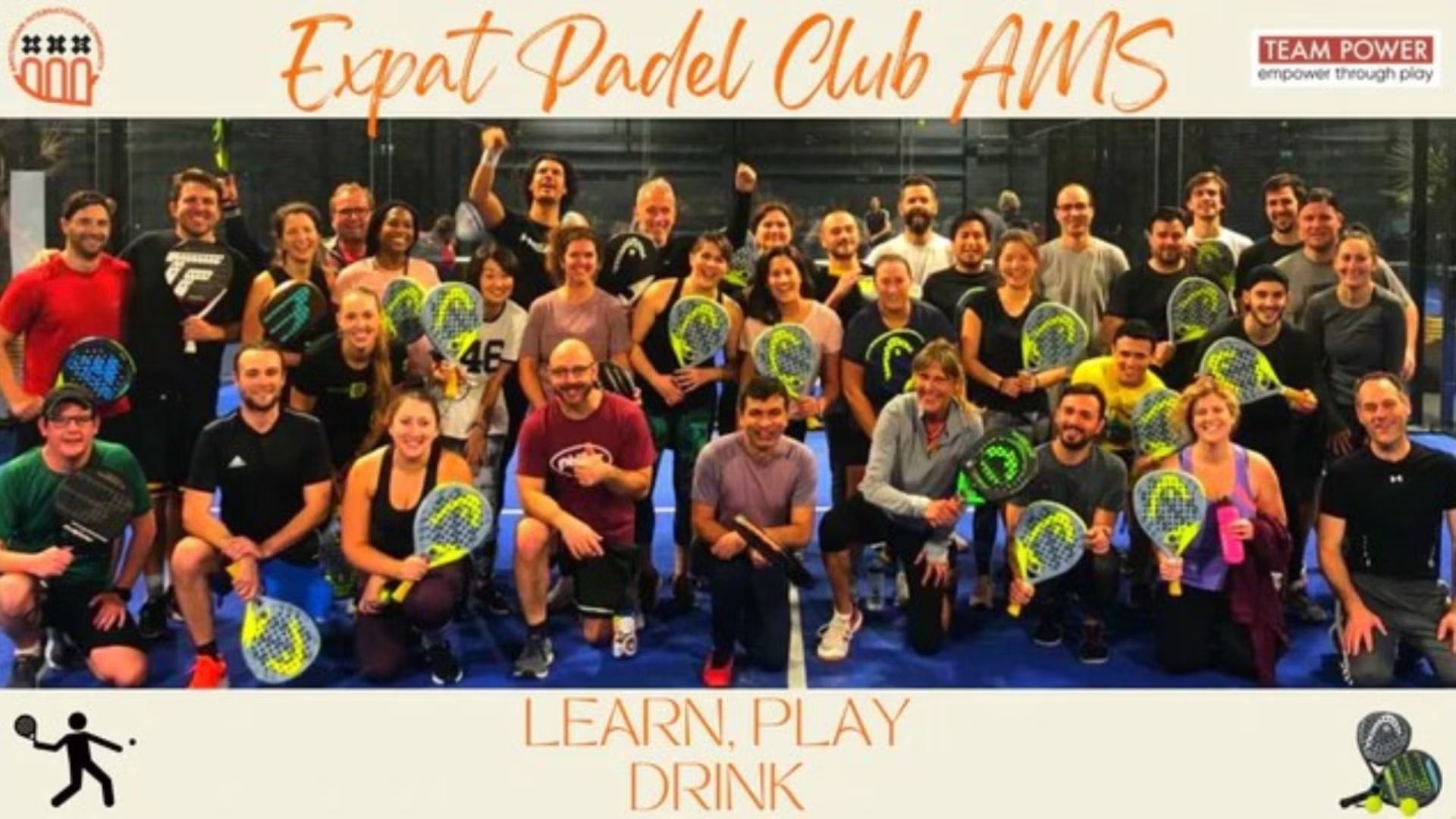Expat Padel Club AMS 🎾 Yves & Odile Jewels. “Play & Shine” 🌎