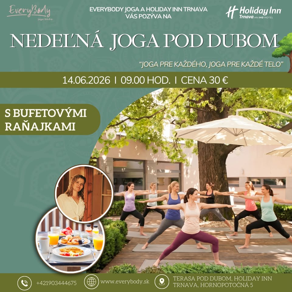 NEDEĽNÁ JOGA V SRDCI TRNAVY POD MAJESTÁTNYM DUBOM