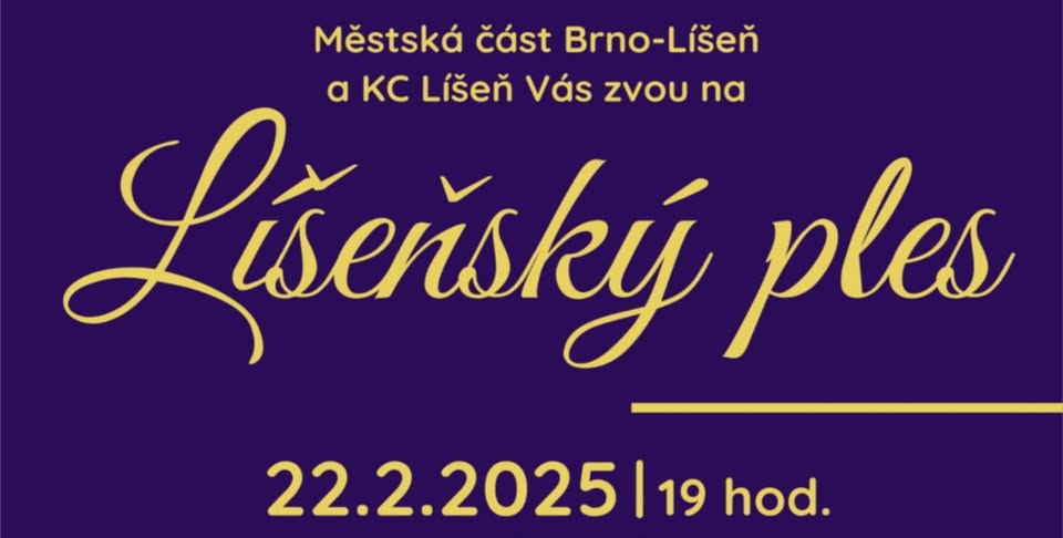 LÍŠEŇSKÝ PLES 2025