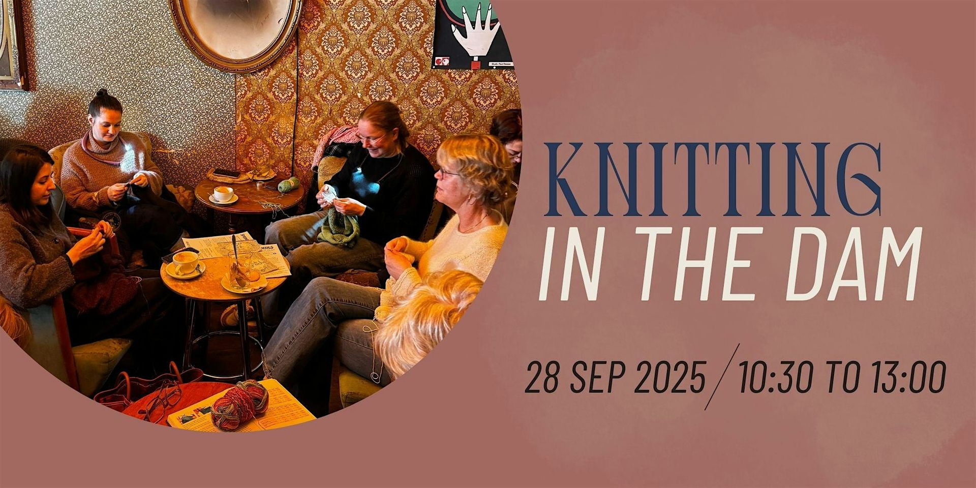 Knitting in the Dam - September Meetup
