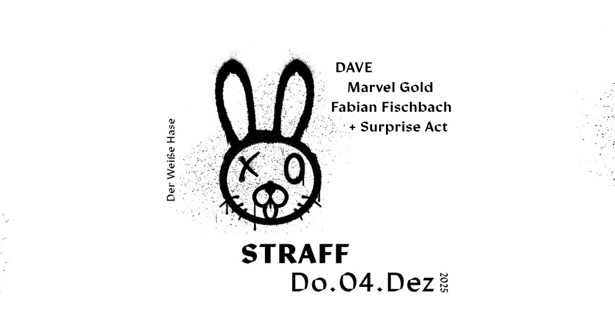 Straff / thursday Techno / 5€ until 1 AM