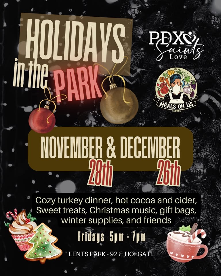 Holidays in the Park with PDX Saints Love and Friends