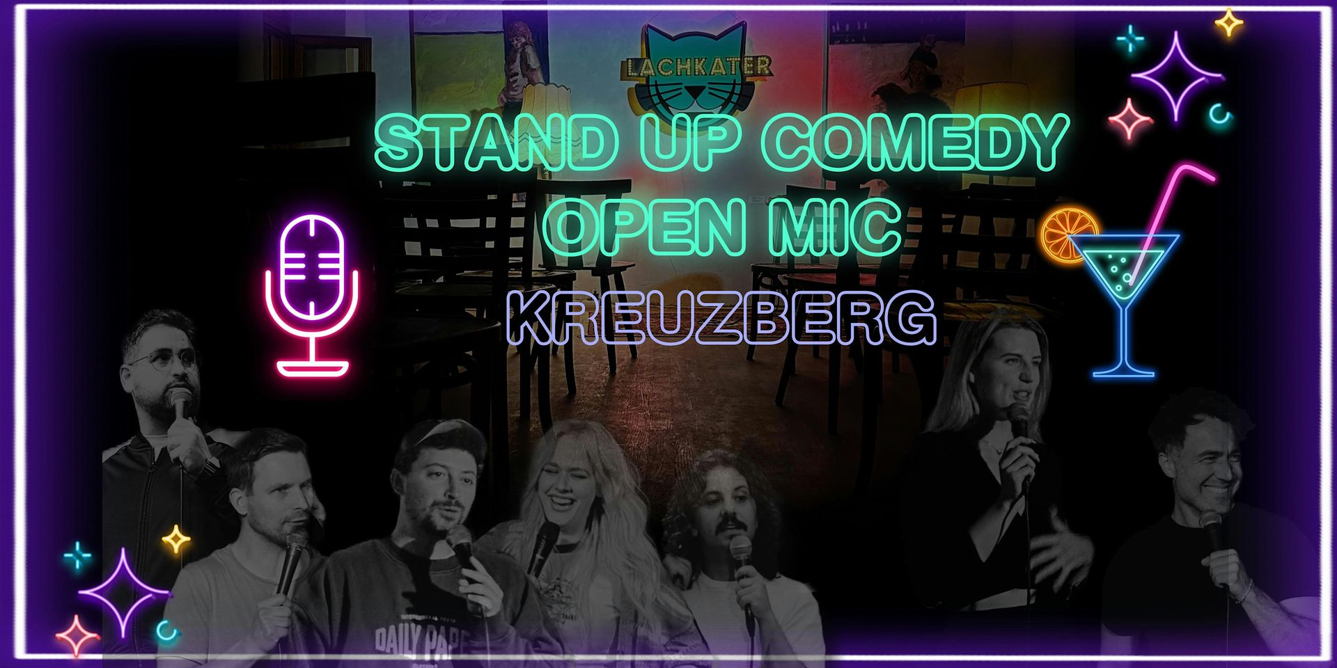 Lachkater Stand Up Comedy Mic X-Berg