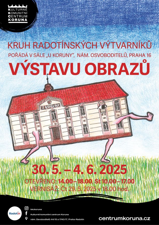 Tradiční výstava Kruhu radotínských výtvarníků, výtvarnic a hostů