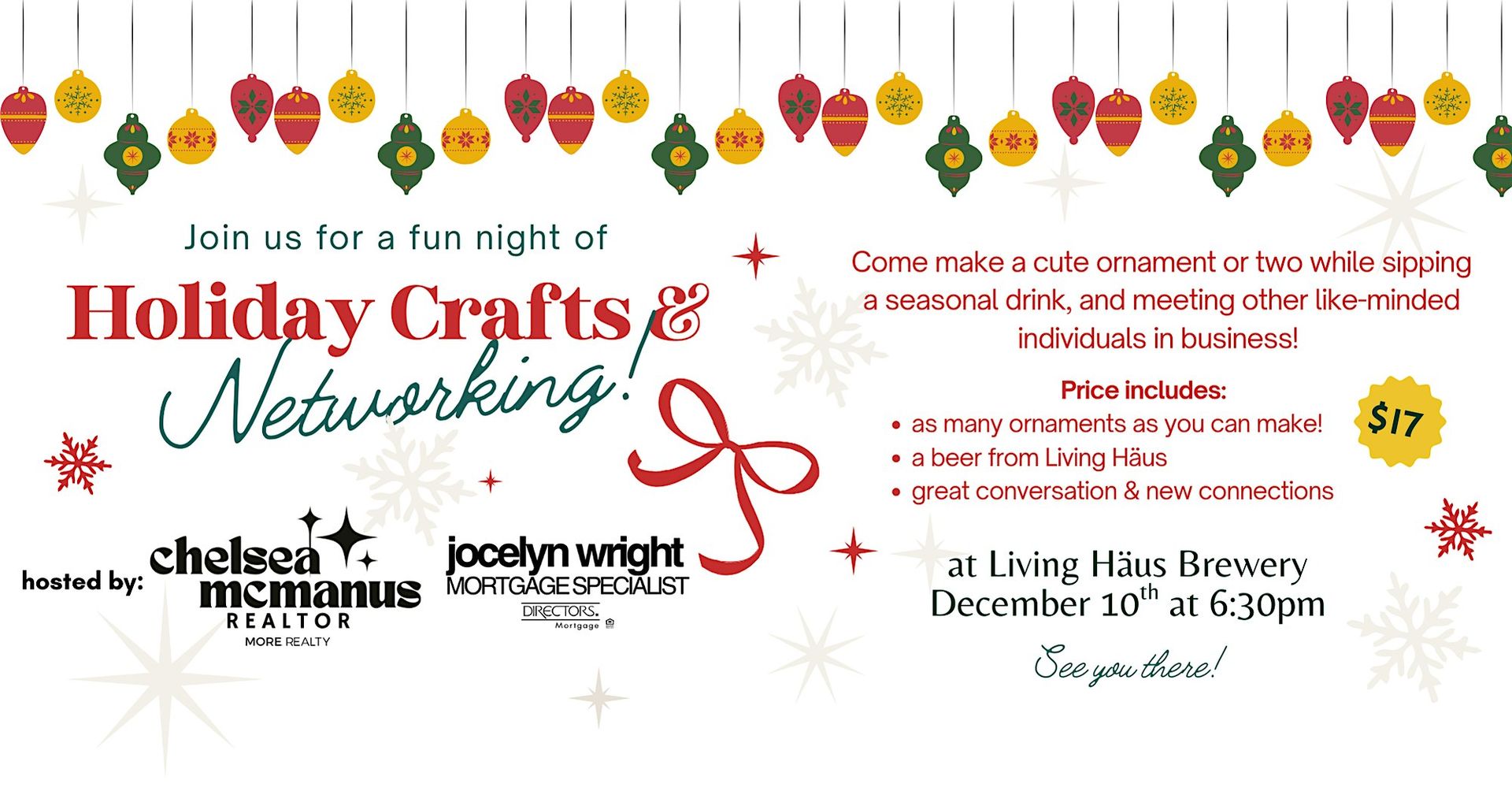 Ornament Decorating at Living Haüs Beer