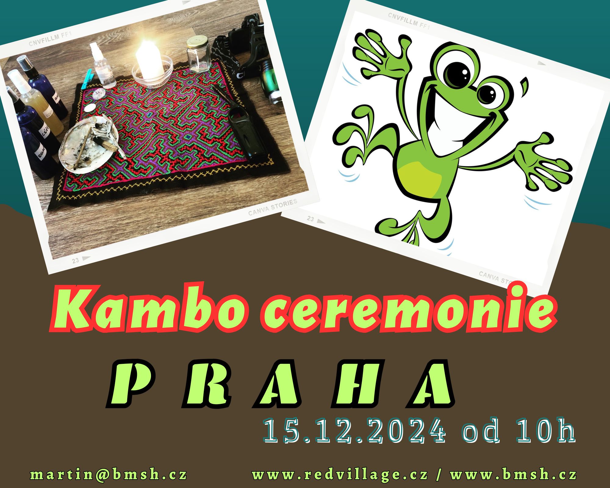 Kambo ceremonie Praha 15.12.2024