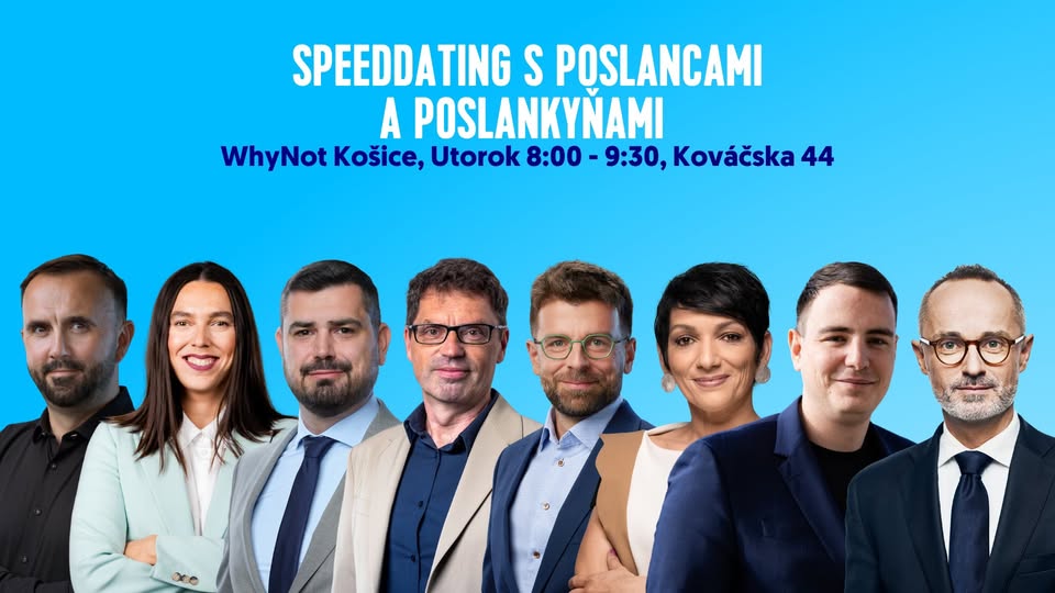 Speed dating s kandidátmi a kandidátkami Progresívneho Slovenska