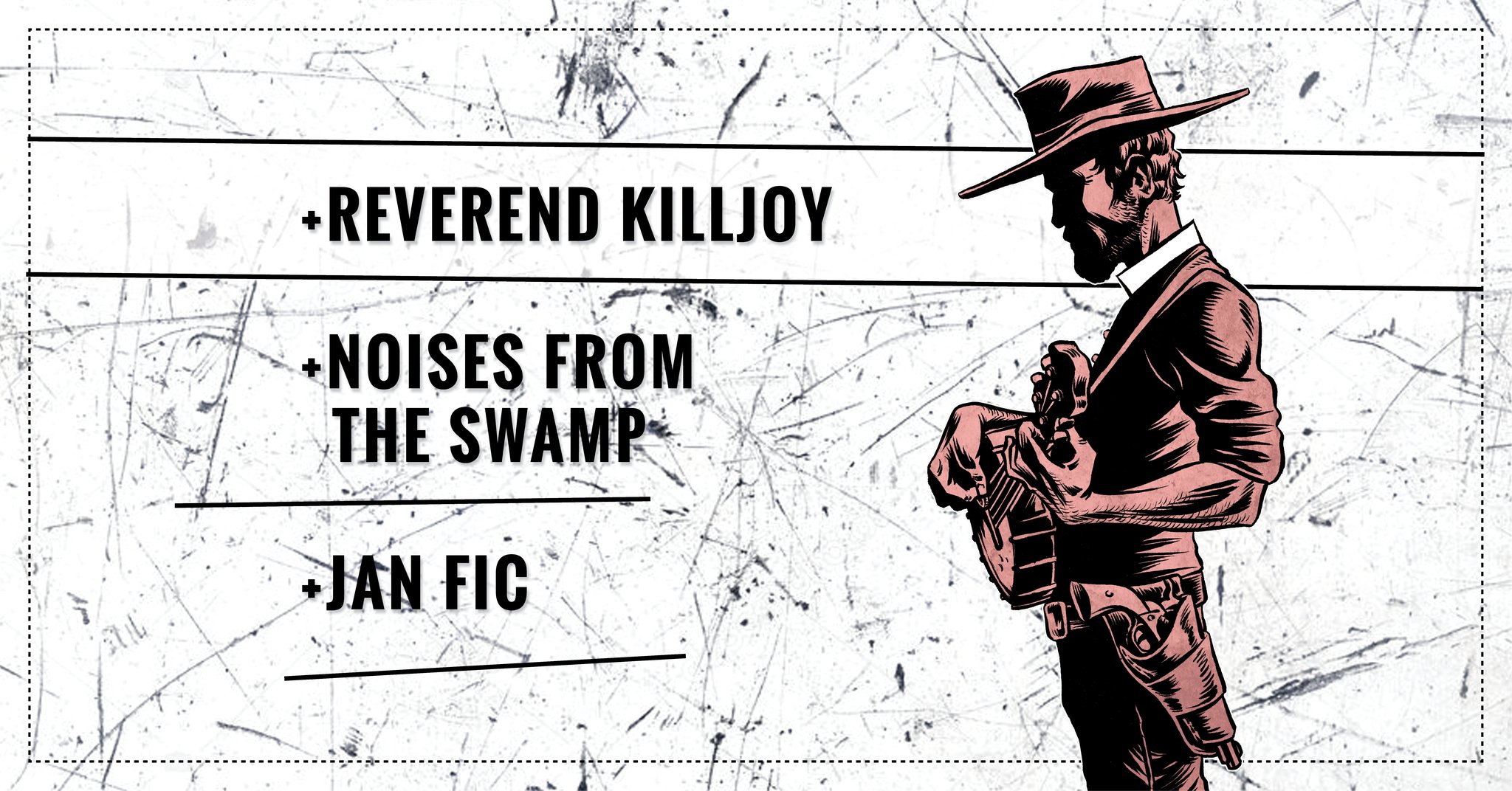 KŘEST ALBA "OUTLAW'S PRAYER" Reverend Killjoy + Noises from the Swamp + Jan Fic │Brno│