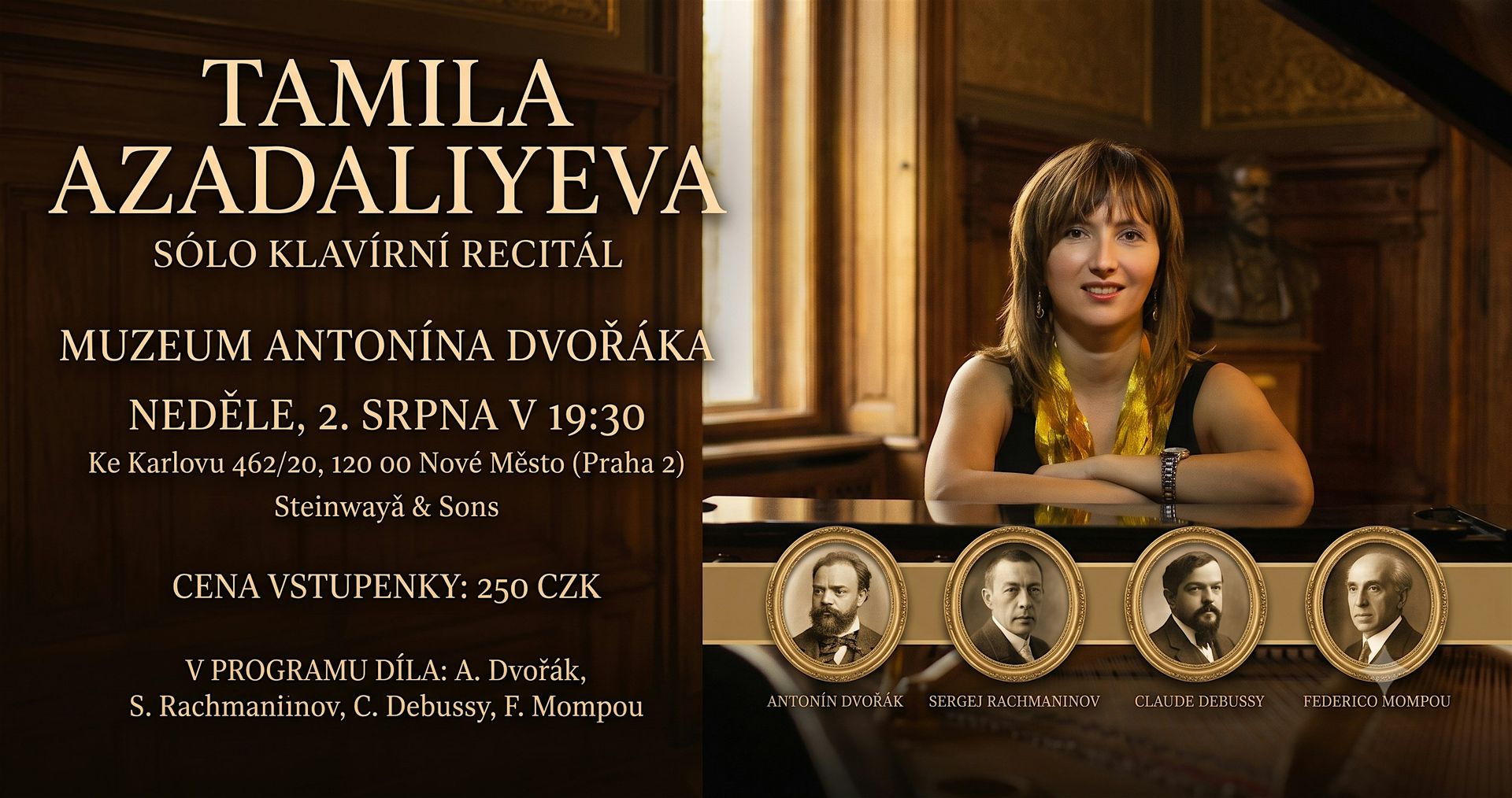 SÓLO KLAVÍRNÍ RECITÁL – TAMILA AZADALIYEVA