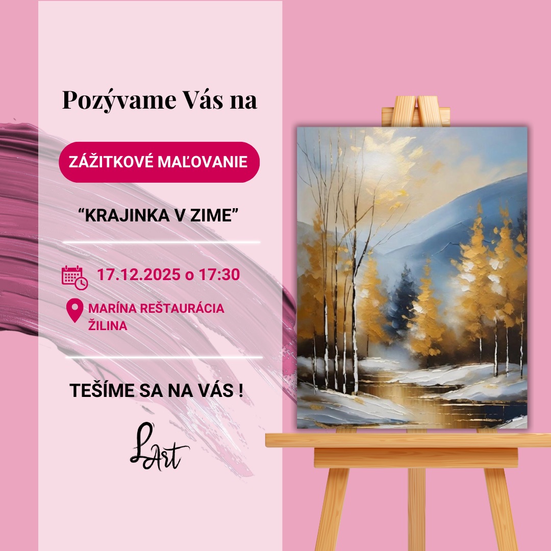 Zážitkové maľovanie- Krajinka v zime