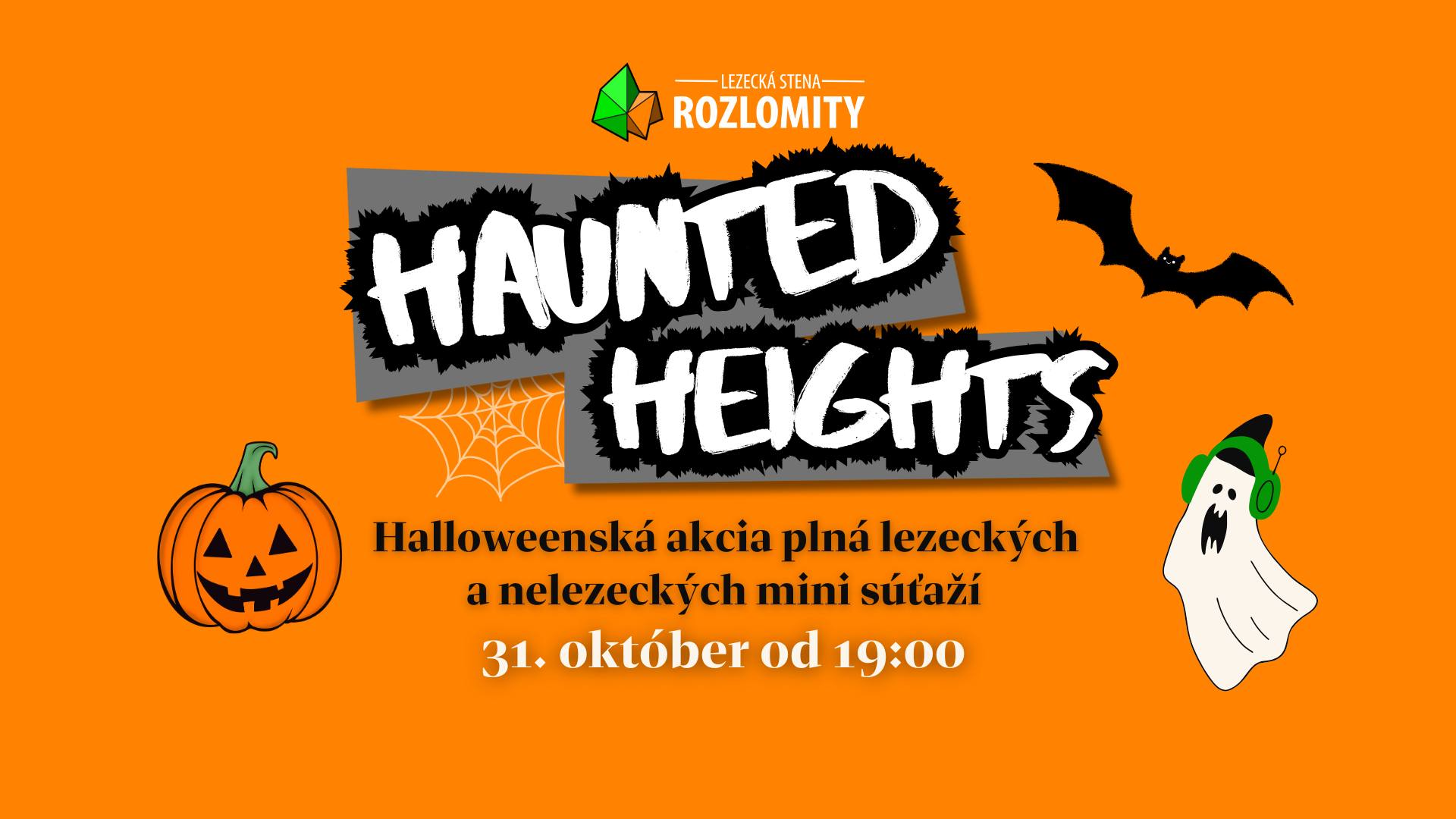 Haunted Heights - Halloweenská lezecká súťaž