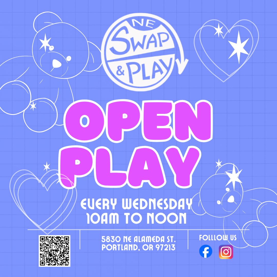 Open Play Wednesdays at NE Swap & Play!