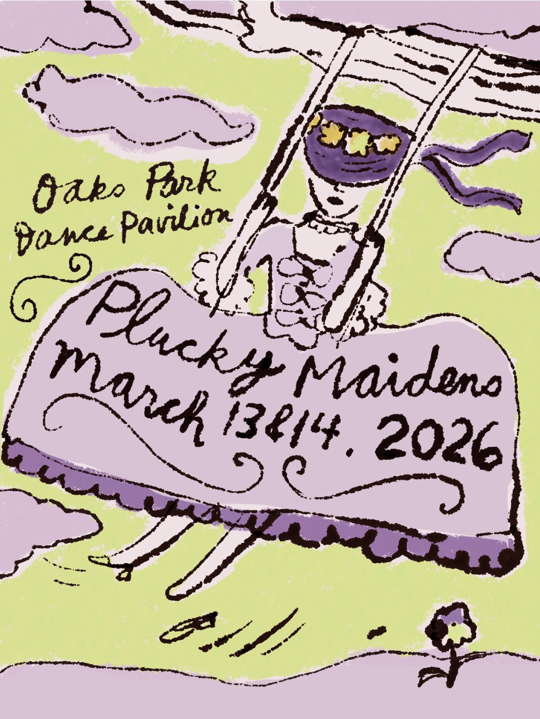 Plucky Maidens Spring Swing