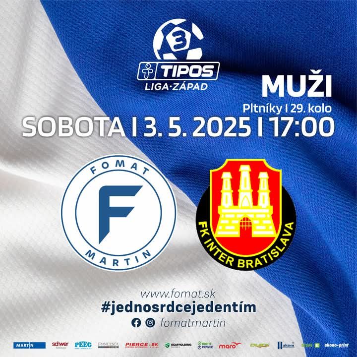 muži  MŠK Martin  Inter Bratislava