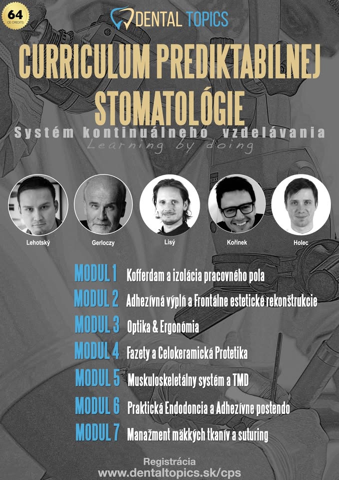 CURRICULUM PREDIKTABILNEJ STOMATOLÓGIE