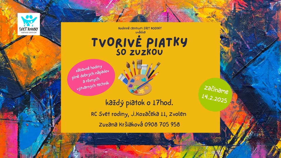 Creative Fridays with Zuzka in February