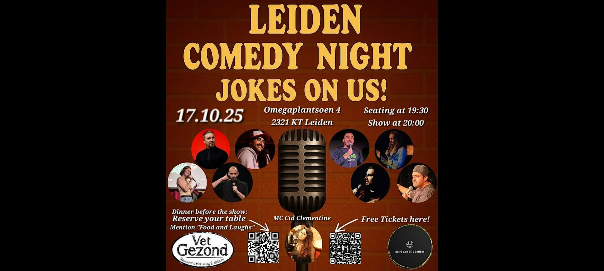 Leiden  Comedy Night: Jokes on us!