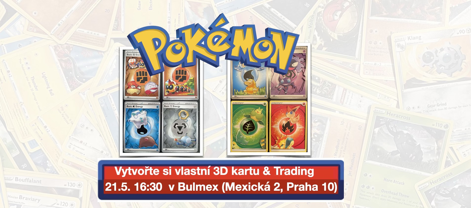 Vytvořte si vlastní 3D kartu & Trading - Pokémoni