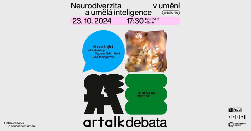 Artalk debata: Neurodiverzita a umělá inteligence v umění