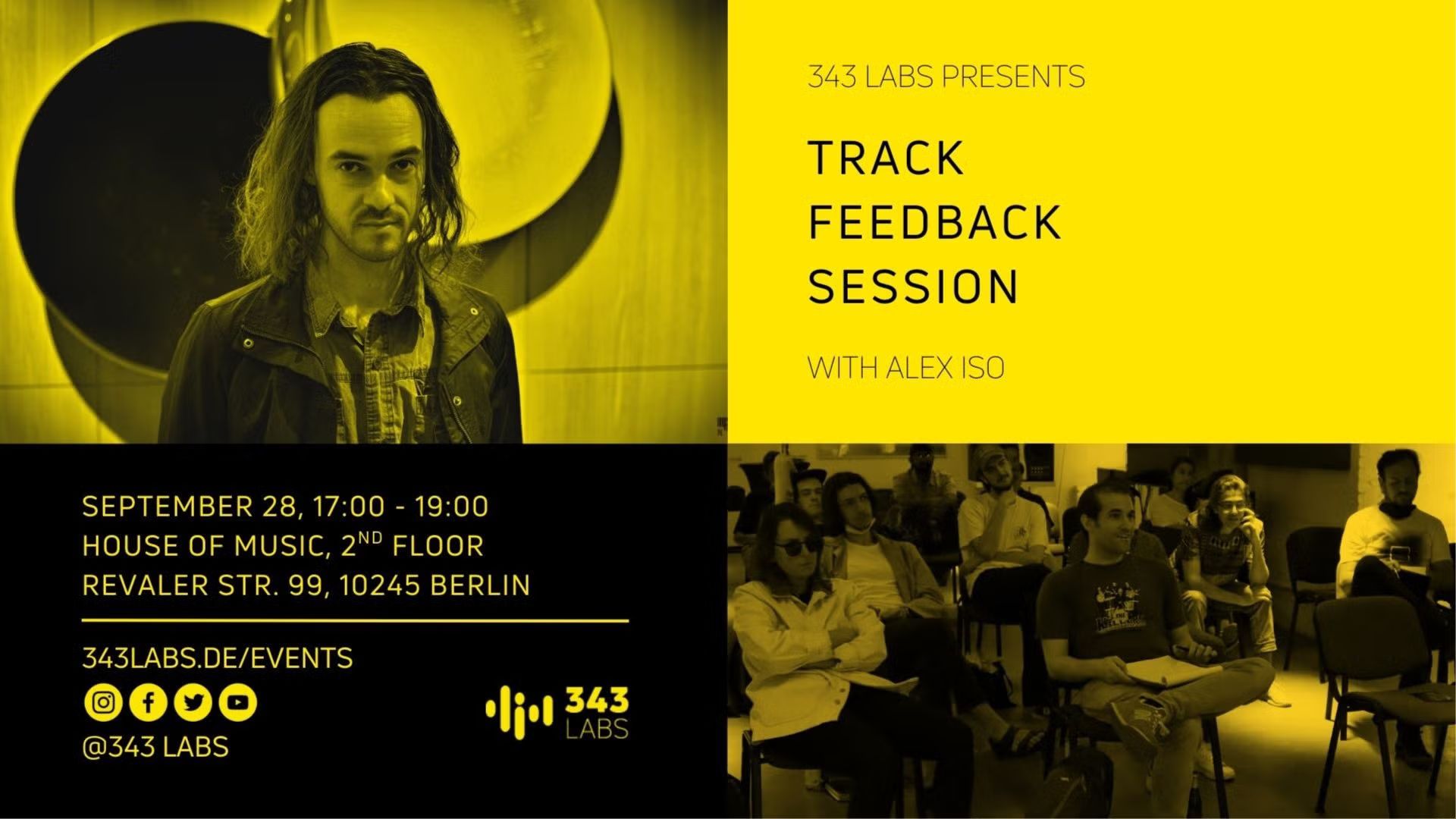 Track Feedback Session at 343 Labs House of Music