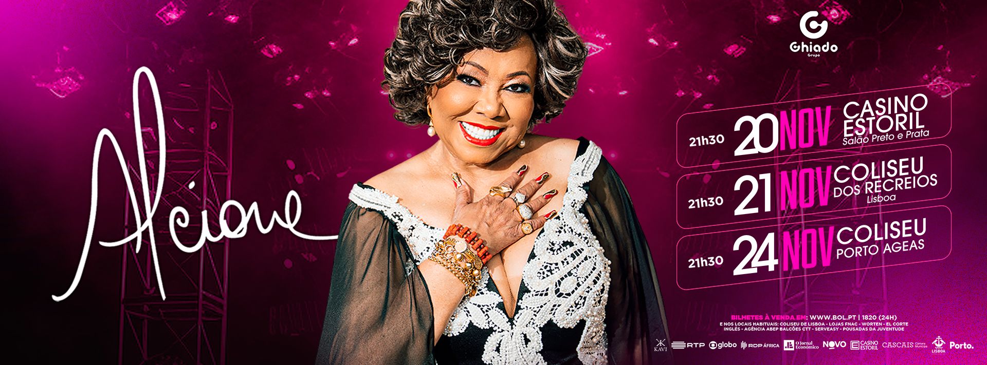 Alcione - 21 de Novembro - Coliseu dos Recreios, Lisboa