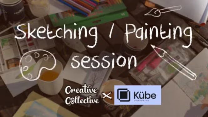 Sketching / Painting 🎨🖌️☕ After Work session