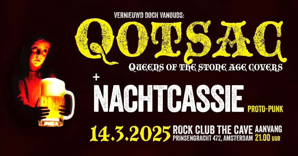 QOTSAC speelt in Rock Club the Cave met Nachtcassie