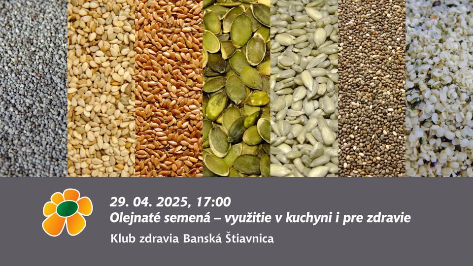 Olejnaté semená – využitie v kuchyni i pre zdravie