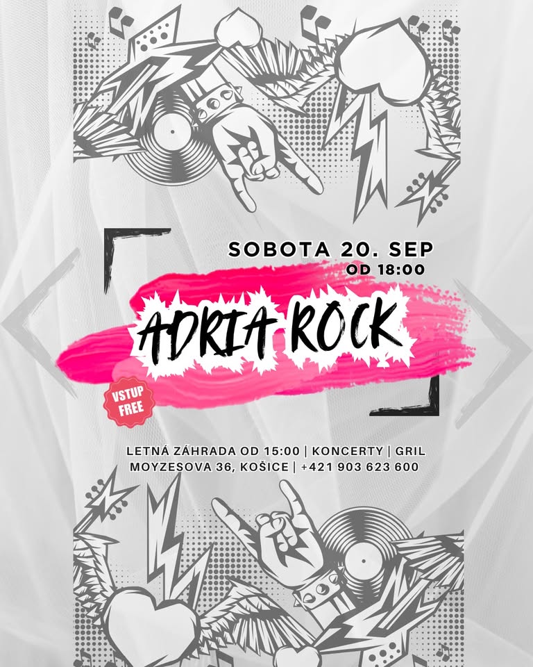 Koncert ADRIA ROCK (Hard Rock)