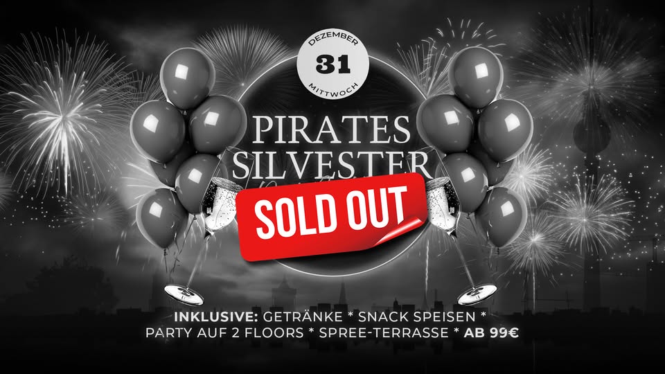 Pirates Silvester 2025 - Red Balloons - SOLD OUT