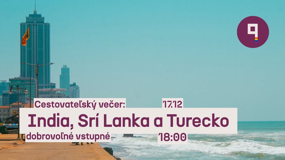 Cestovateľský večer: India, Srí Lanka a Turecko 🌏