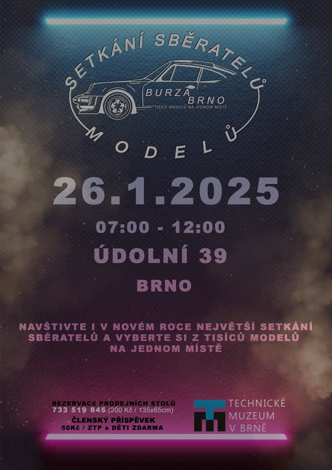 Setkání Sběratelů Modelů (BURZA) Brno