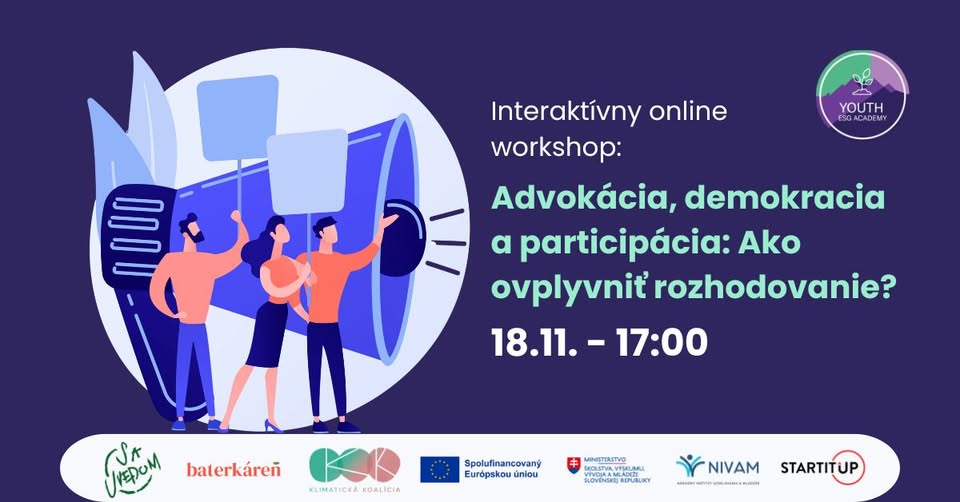 Advokácia, demokracia a participácia: Ako ovplyvniť rozhodovanie?