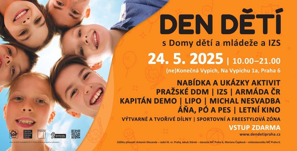 Den dětí s pražskými domy dětí a mládeže a IZS 2025