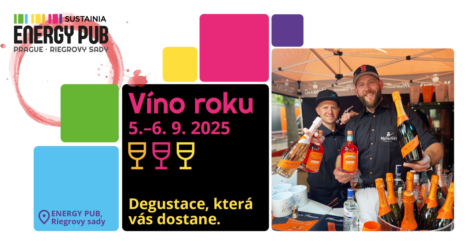 🍷 Víno roku, 5. - 6.9. Riegrovy sady 🍇 Wine of the year 🍷