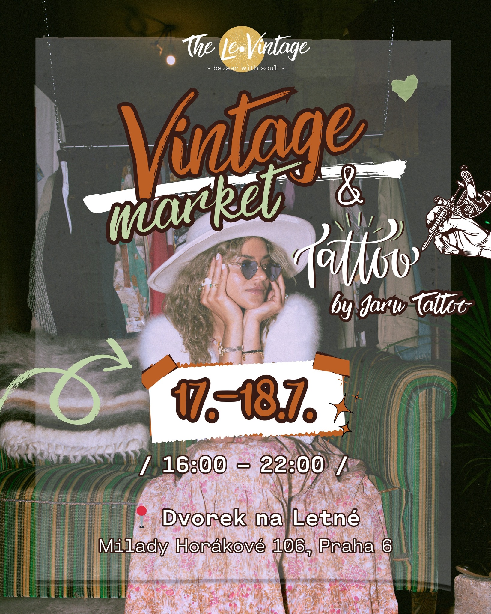 The Le•Vintage bazárek & tattoo day by JaruTattoo 🤎