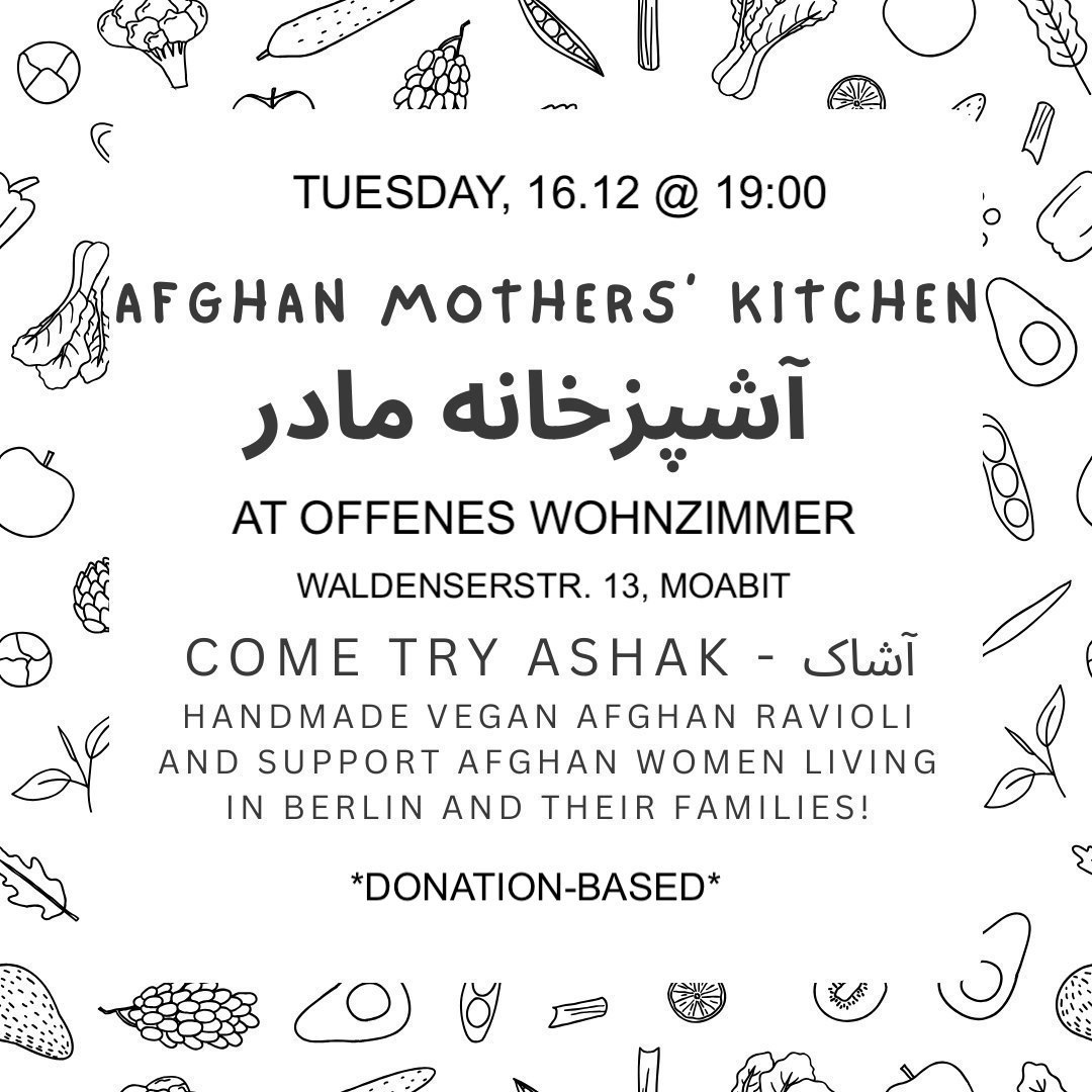 Afghan mothers’ kitchen