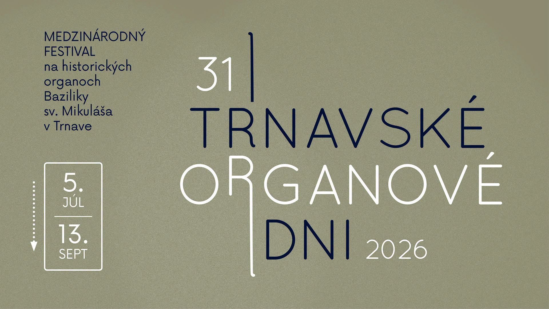 Trnavské organové dni 2026 - FRANCÚZSKE INŠPIRÁCIE A BACH