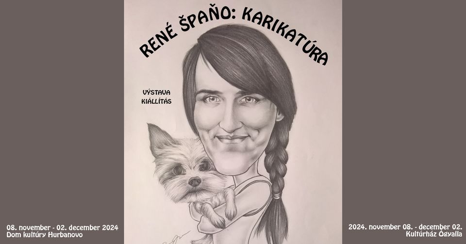 Výstava - Kiállítás | René Špaňo | Karikatúra