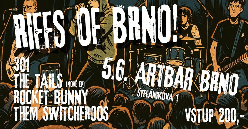 RIFFS OF BRNO! 301//THE TAILS//ROCKET BUNNY//THEM SWITCHEROOS v ArtBaru!